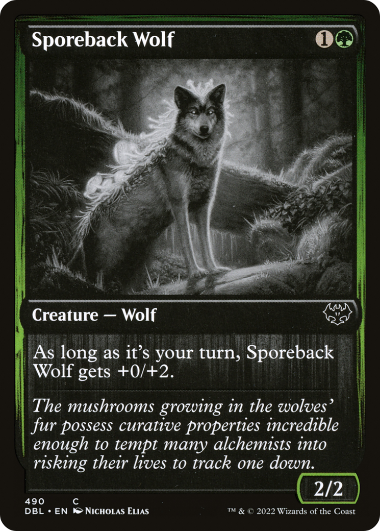 Sporeback Wolf (DBL-490)  - Innistrad: Double Feature