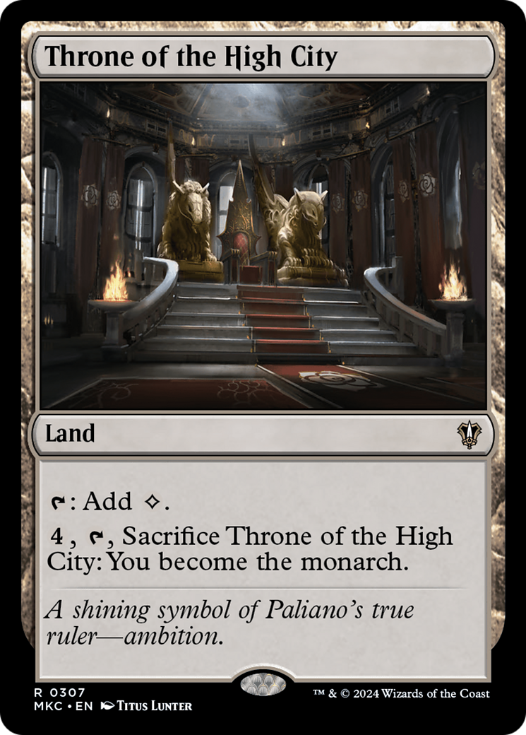 Throne of the High City (MKC-307)  - Murders at Karlov Manor Commander