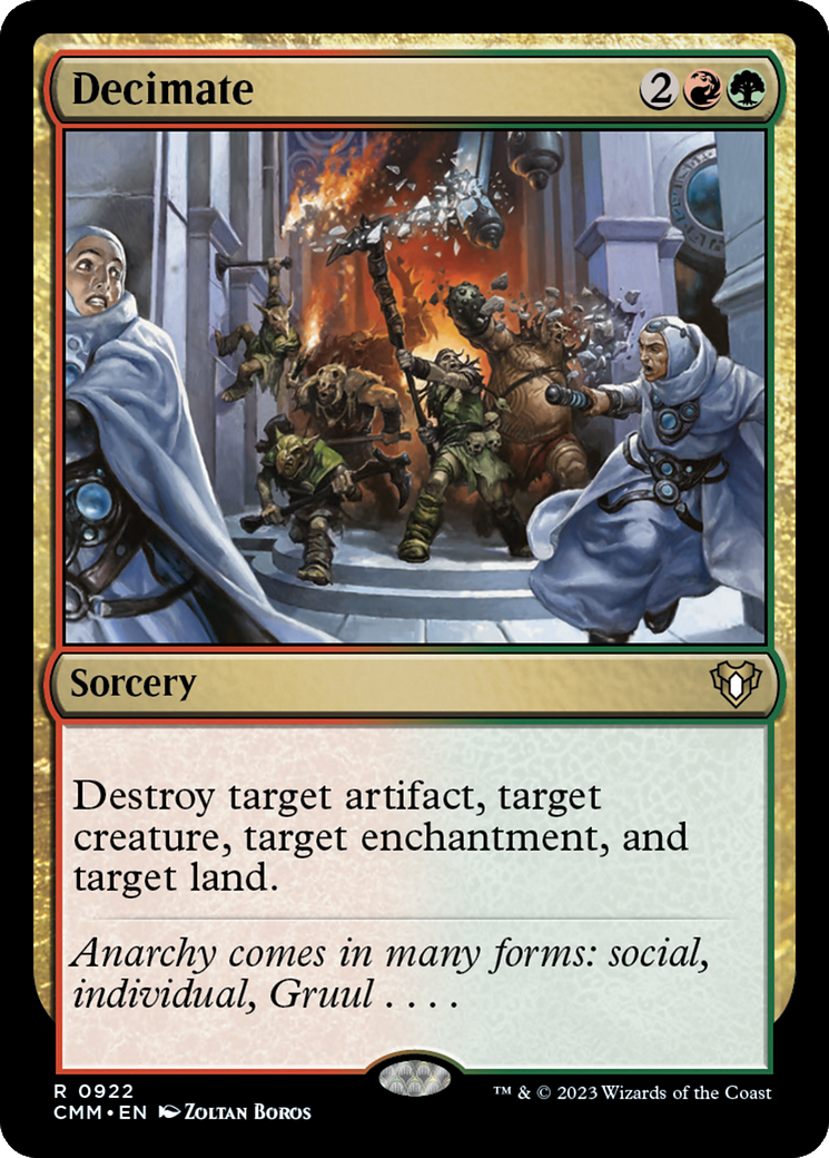 Decimate (CMM-922)  - Commander Masters