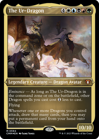The Ur-Dragon (CMM-594)  Etched Foil - Commander Masters