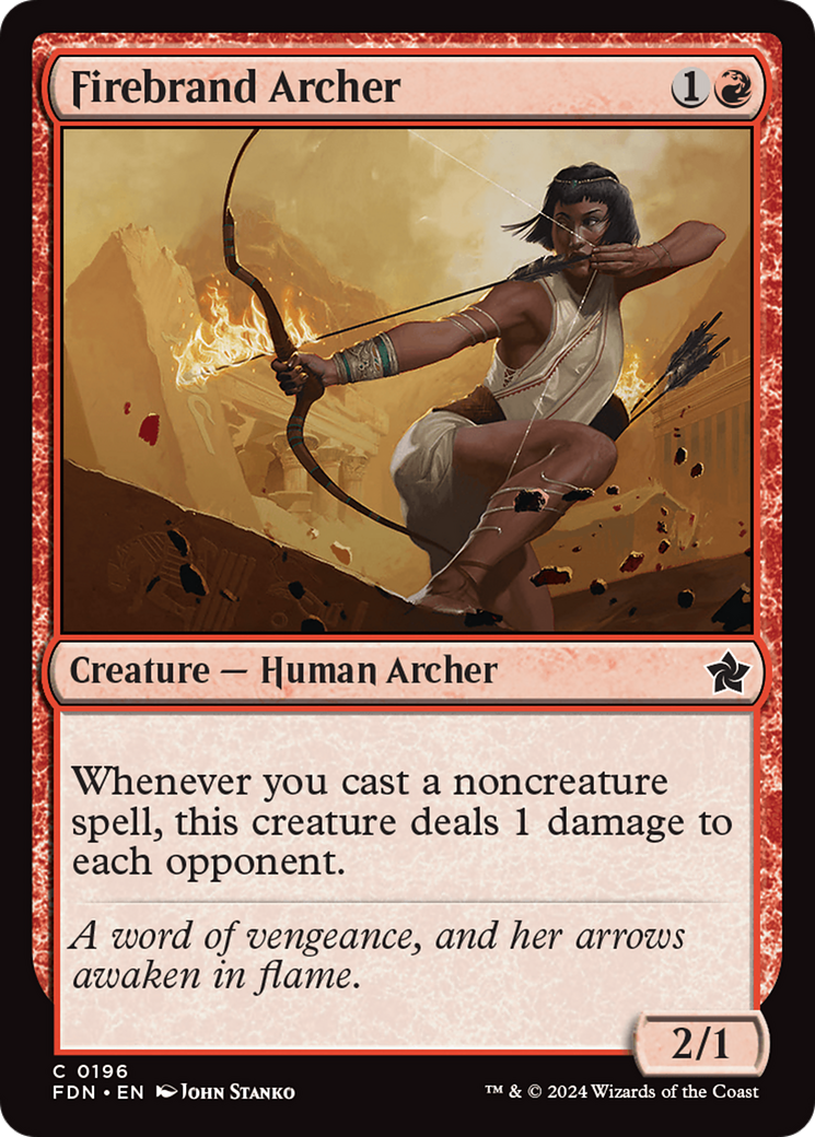 Firebrand Archer (FDN-196)  - Foundations