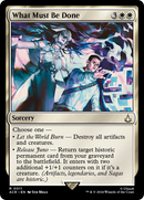 What Must Be Done (ACR-011)  Foil - Assassin's Creed