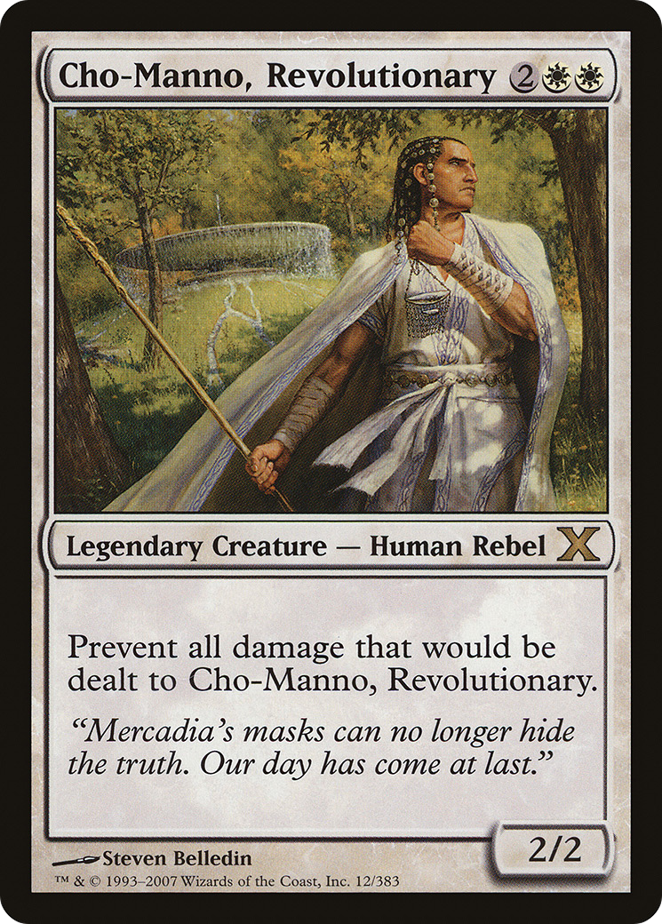 Cho-Manno, Revolutionary (10E-012)  Foil - Tenth Edition