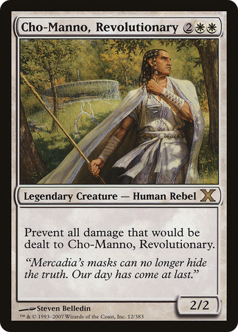 Cho-Manno, Revolutionary (10E-012)  Foil - Tenth Edition