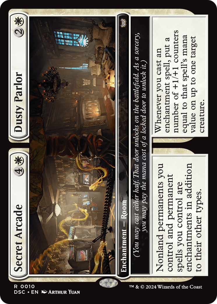 Secret Arcade // Dusty Parlor (DSC-010)  - Duskmourn: House of Horror Commander