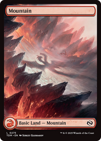 Mountain (0275) (TDM-275)  Foil - Tarkir: Dragonstorm