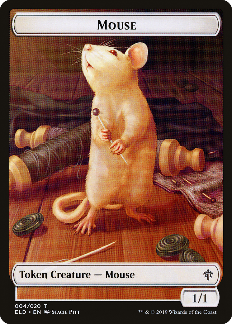 Mouse (TELD-004)  Foil - Throne of Eldraine Tokens