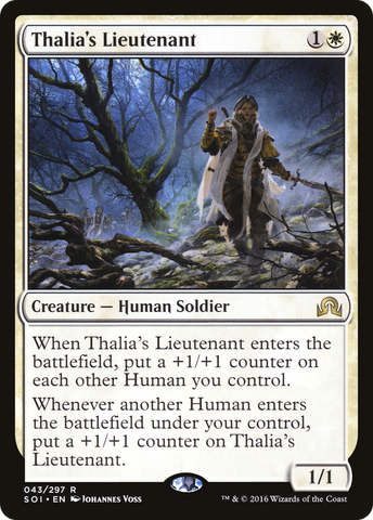 Thalia's Lieutenant (SOI-043)  Foil - Shadows over Innistrad