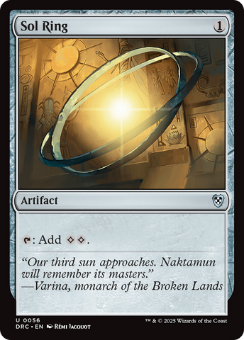 Sol Ring (0056) (DRC-056)  - Commander: Aetherdrift