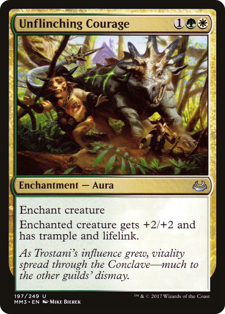 Unflinching Courage (MM3-197)  Foil - Modern Masters 2017