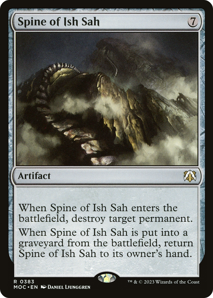 Spine of Ish Sah (MOC-383)  - March of the Machine Commander