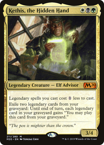 Kethis, the Hidden Hand (M20-211)  Foil - Core Set 2020