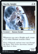 Worthy Knight (PRE-036)  Foil - Throne of Eldraine Promos