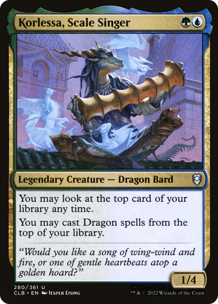 Korlessa, Scale Singer (CLB-280)  - Commander Legends: Battle for Baldur's Gate