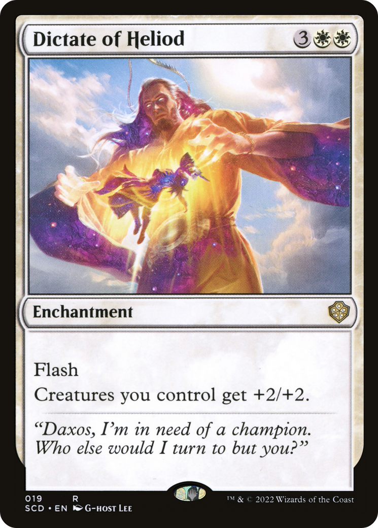 Dictate of Heliod (SCD-019)  - Starter Commander Decks