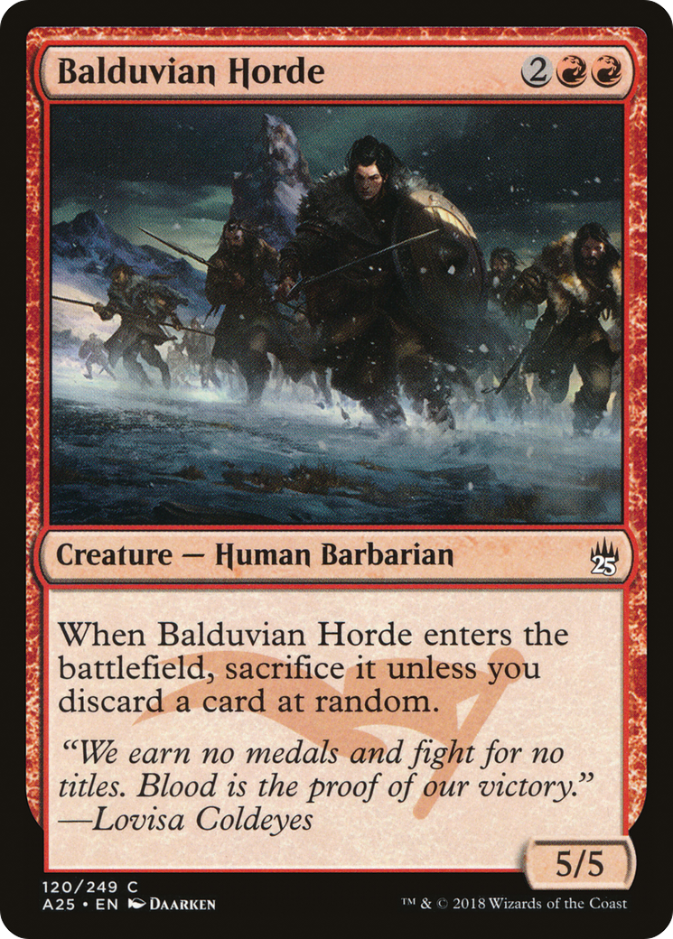 Balduvian Horde (A25-120)  - Masters 25