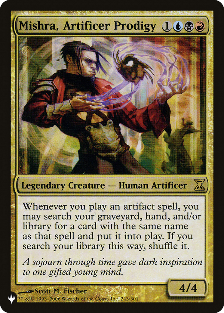 Mishra, Artificer Prodigy (LIST-243/301)  - The List