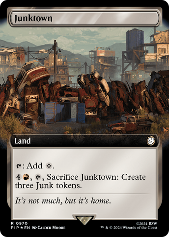 Junktown (Extended Art) (Surge Foil) (PIP-970) - Fallout: (Extended Art) Foil
