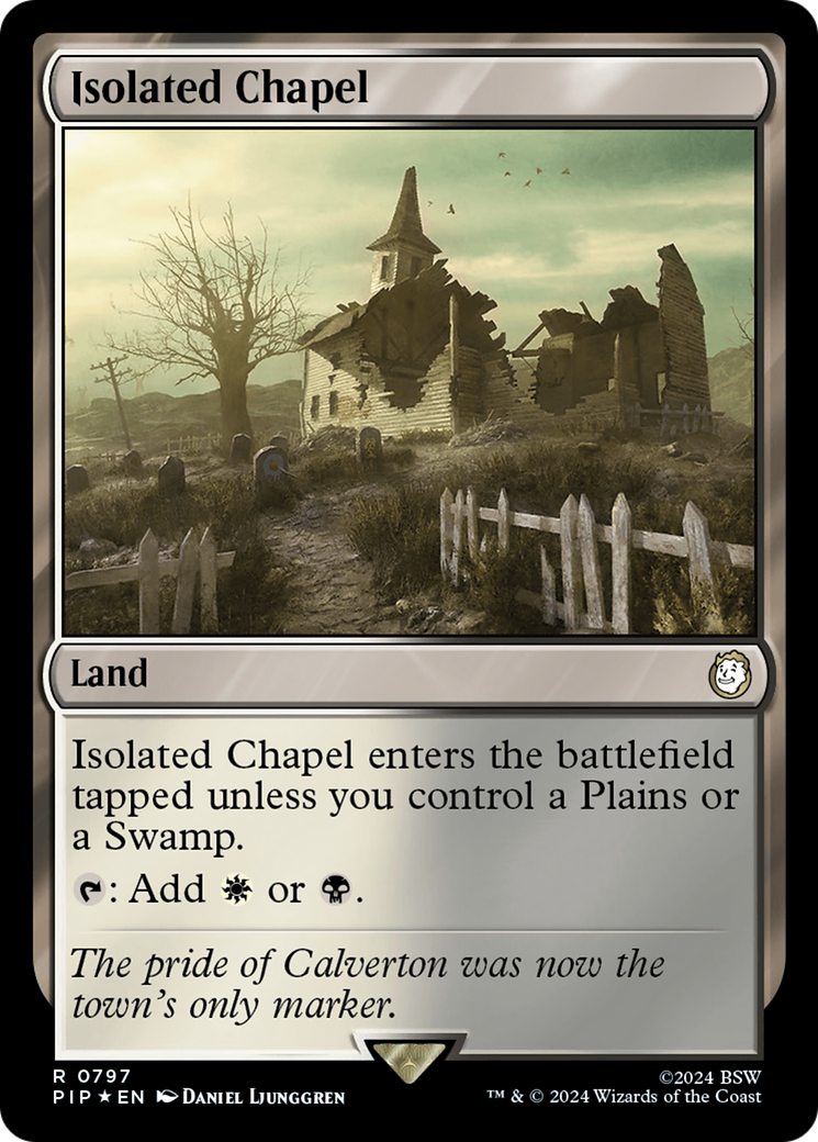 Isolated Chapel (Surge Foil) (PIP-797) - Fallout Foil