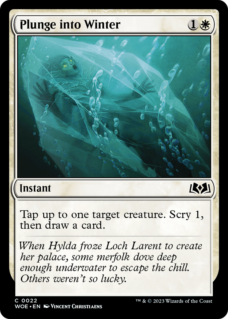Plunge into Winter (WOE-022)  Foil - Wilds of Eldraine