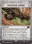 Contagion Engine (OTP-061)  Foil - Breaking News: (Showcase) (Borderless)