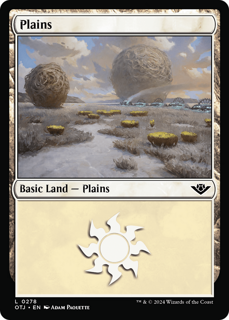 Plains (0278) (OTJ-278)  Foil - Outlaws of Thunder Junction