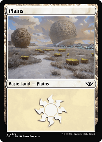 Plains (0278) (OTJ-278)  Foil - Outlaws of Thunder Junction