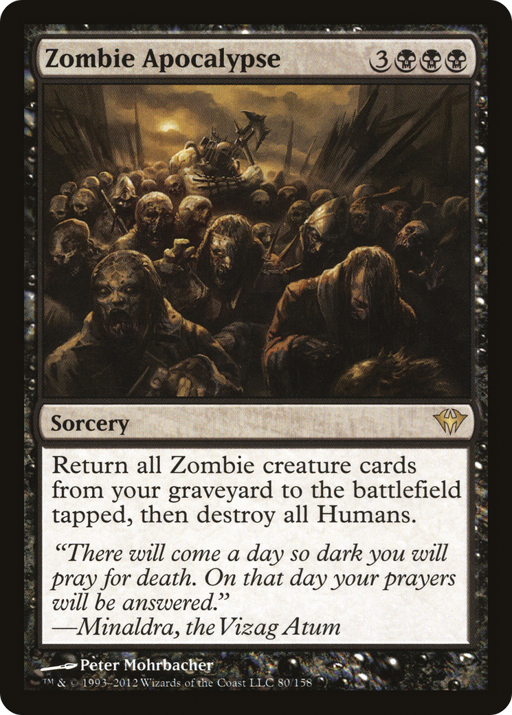 Zombie Apocalypse (DKA-080) - Dark Ascension Foil
