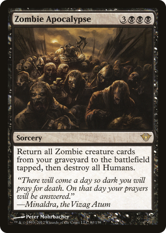 Zombie Apocalypse (DKA-080)  Foil - Dark Ascension