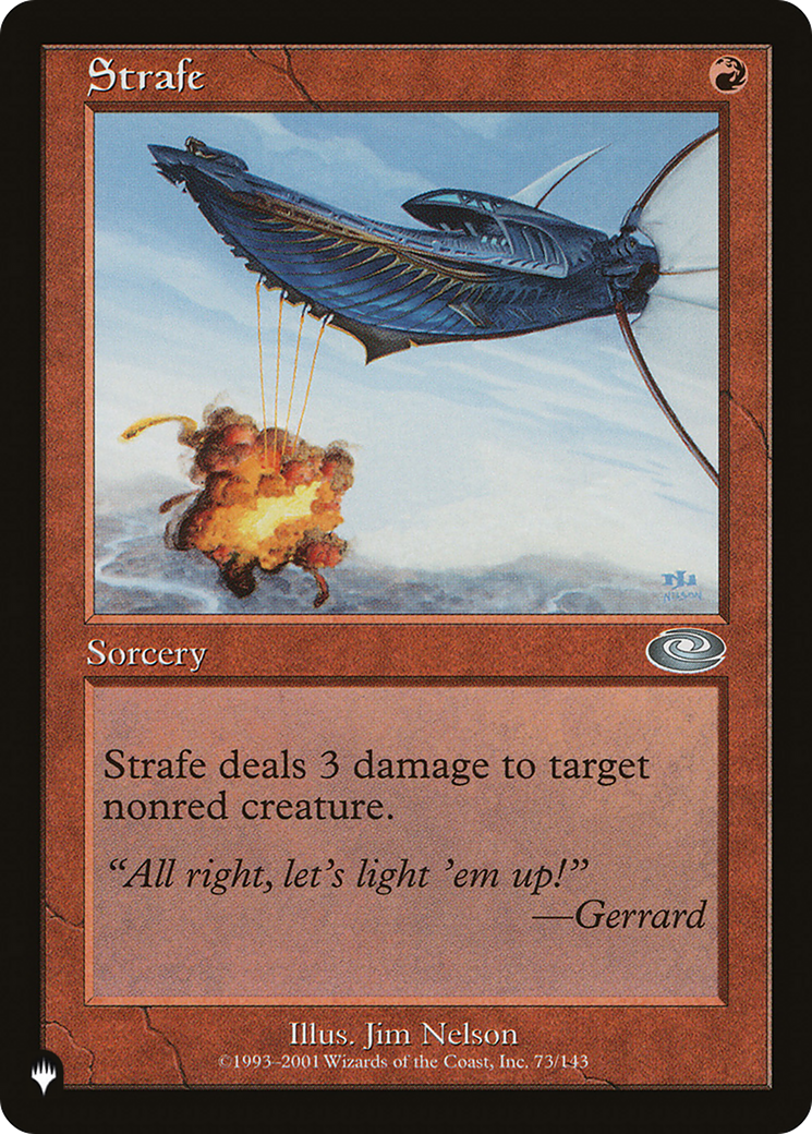 Strafe (LIST-PLS-73)  - The List