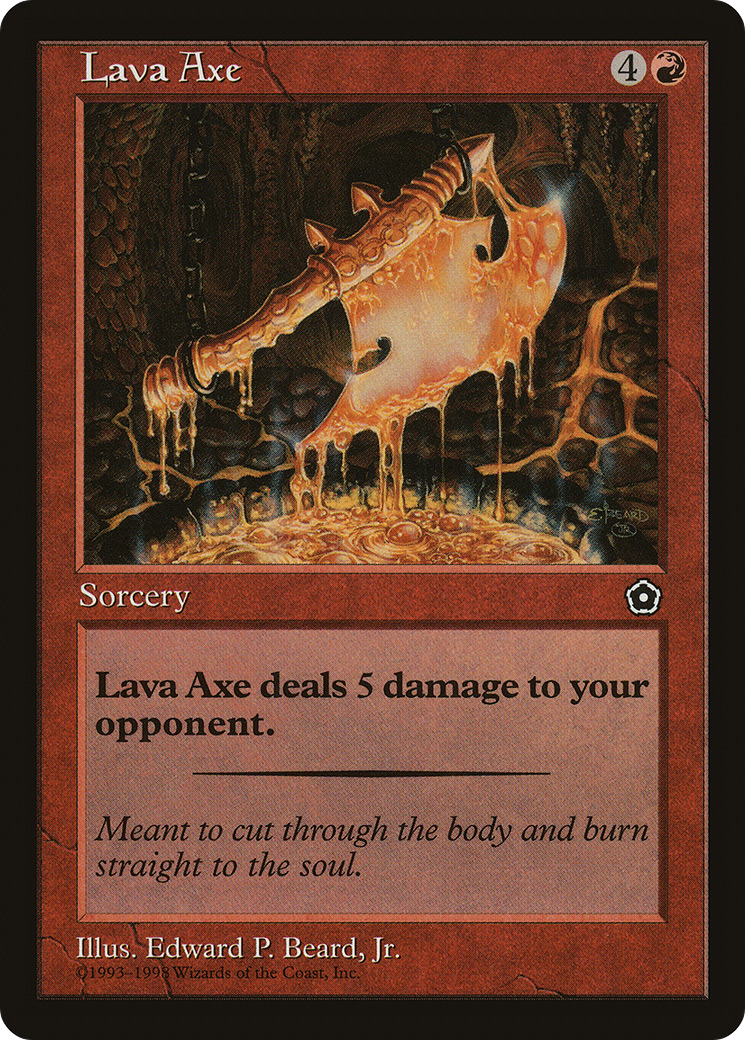 Lava Axe (P02-107)  - Portal Second Age