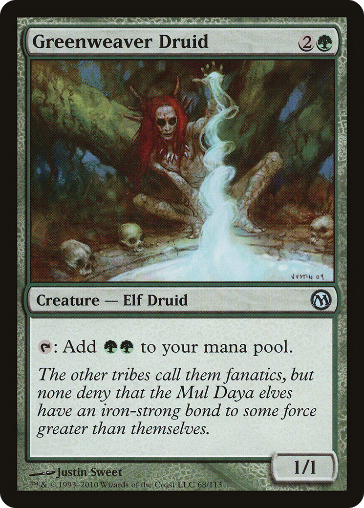 Greenweaver Druid (DPA-068)  - Duels of the Planeswalkers
