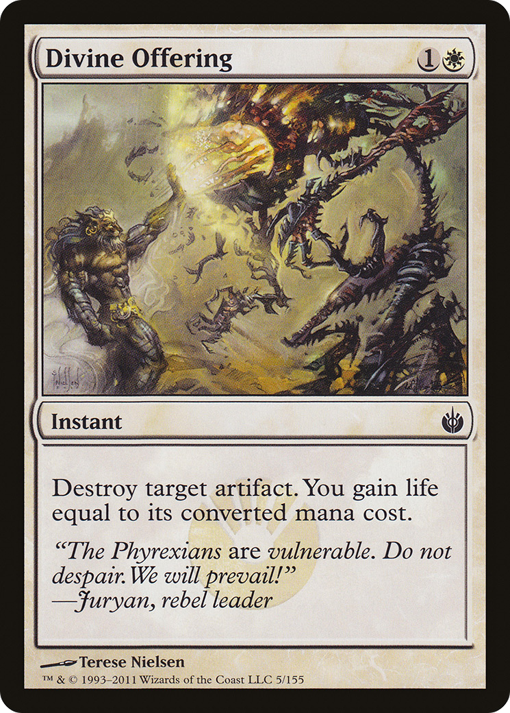 Divine Offering (MBS-005)  - Mirrodin Besieged
