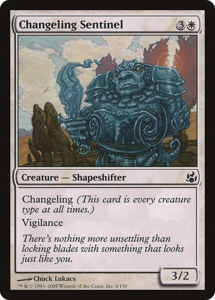 Changeling Sentinel (MOR-006)  Foil - Morningtide