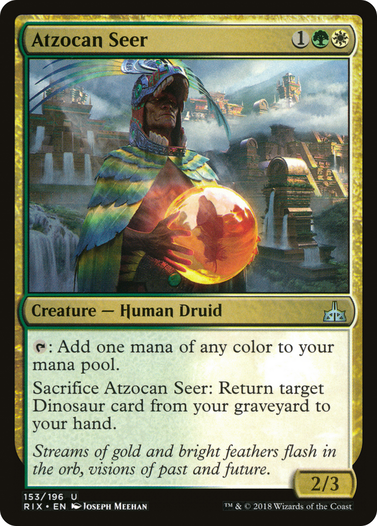 Atzocan Seer (RIX-153)  Foil - Rivals of Ixalan