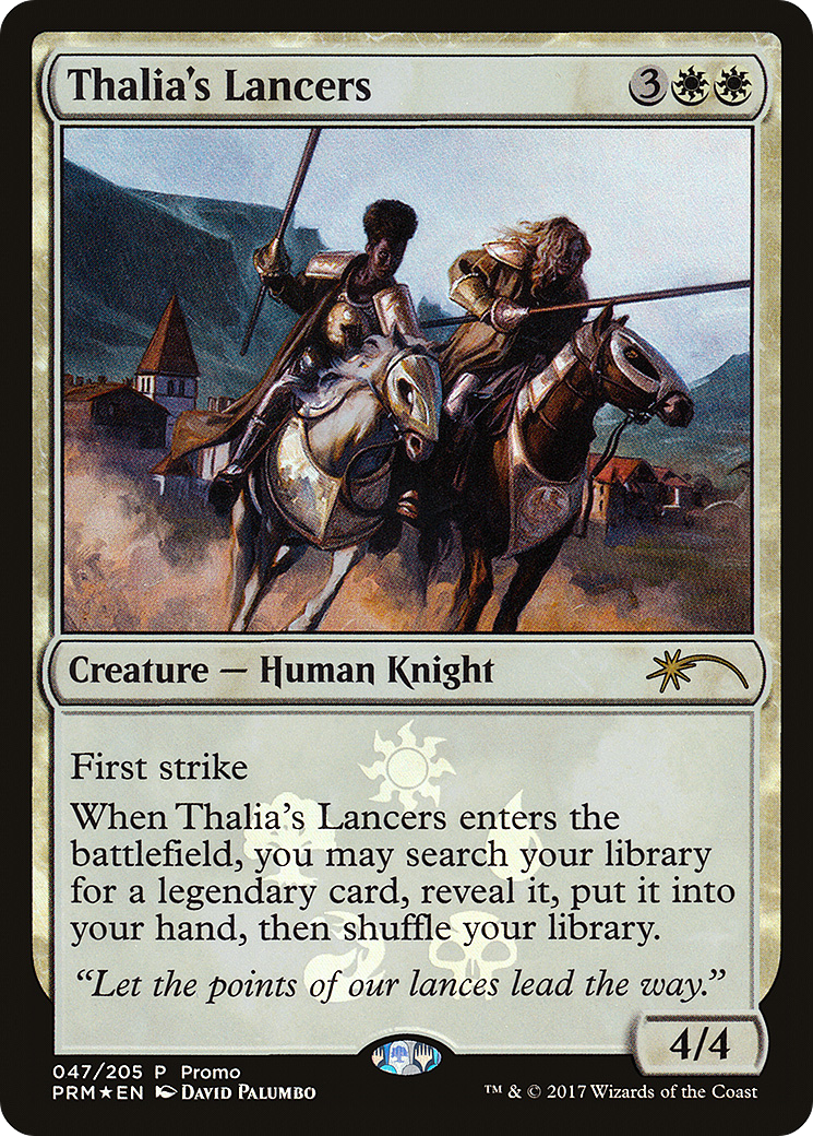 Thalia's Lancers (MEDIA-47★)  Foil - Eldritch Moon Promos