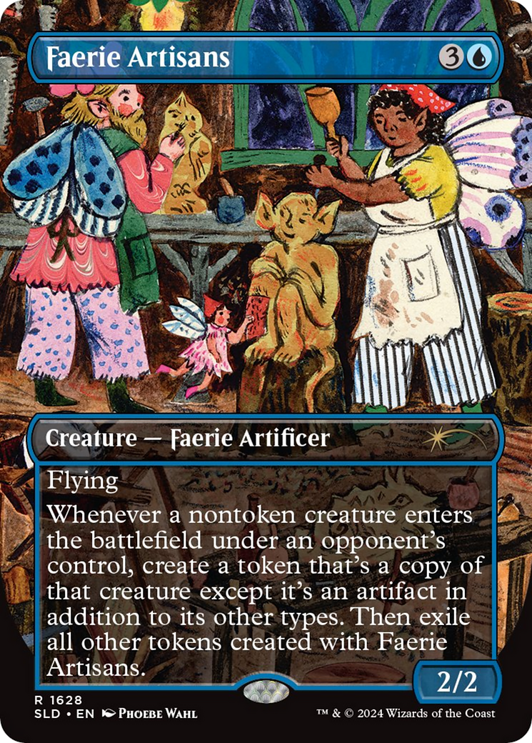 Faerie Artisans (SLD-1628)  - Secret Lair Drop (Borderless)