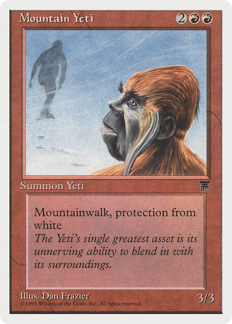 Mountain Yeti (CHR-)  - Chronicles