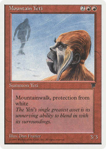 Mountain Yeti (CHR-)  - Chronicles