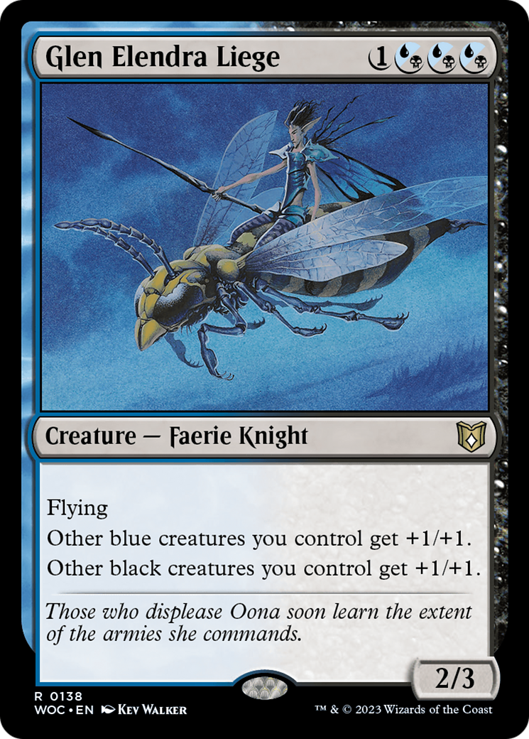 Glen Elendra Liege (WOC-138)  - Wilds of Eldraine Commander