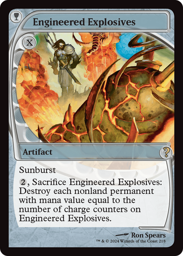 Engineered Explosives (Future Sight) (MB2-218)  Foil - Mystery Booster 2