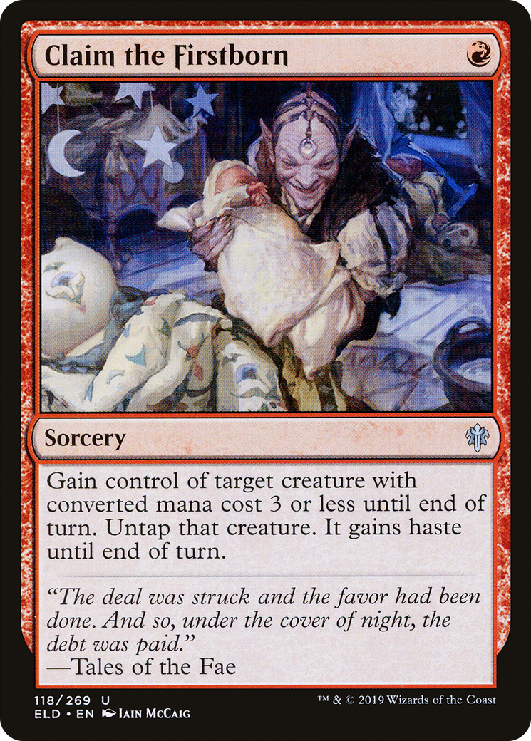 Claim the Firstborn (ELD-118)  - Throne of Eldraine