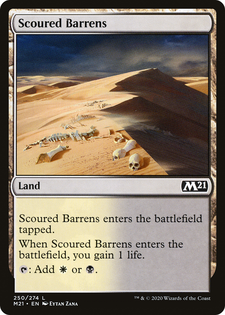 Scoured Barrens (M21-250)  - Core Set 2021
