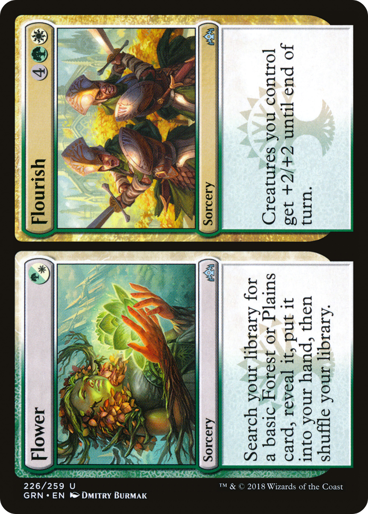 Flower // Flourish (GRN-226) - Guilds of Ravnica Foil