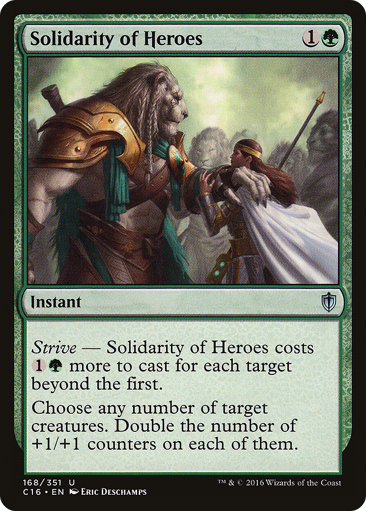 Solidarity of Heroes (C16-168)  - Commander 2016