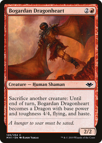 Bogardan Dragonheart (MH1-120)  Foil - Modern Horizons