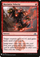Maximize Velocity (LIST-111)  - The List