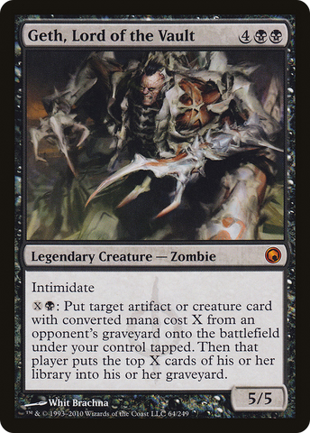 Geth, Lord of the Vault (SOM-064)  Foil - Scars of Mirrodin