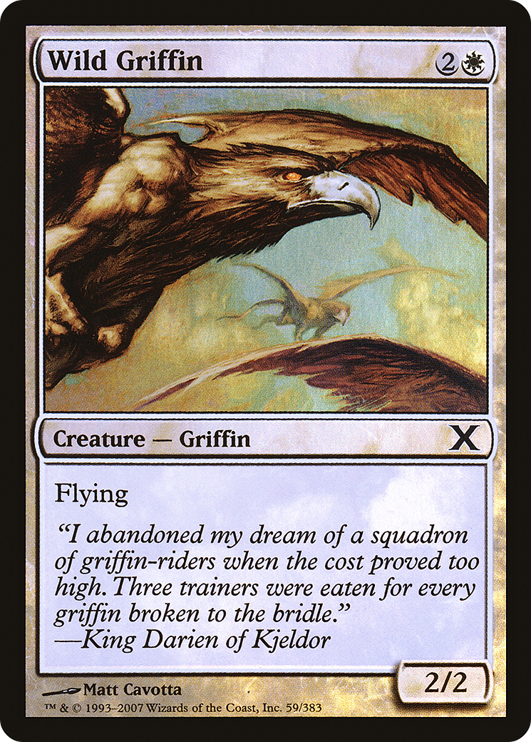 Wild Griffin (10E-59★)  Foil - Tenth Edition