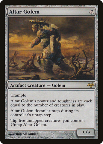 Altar Golem (EVE-166)  Foil - Eventide